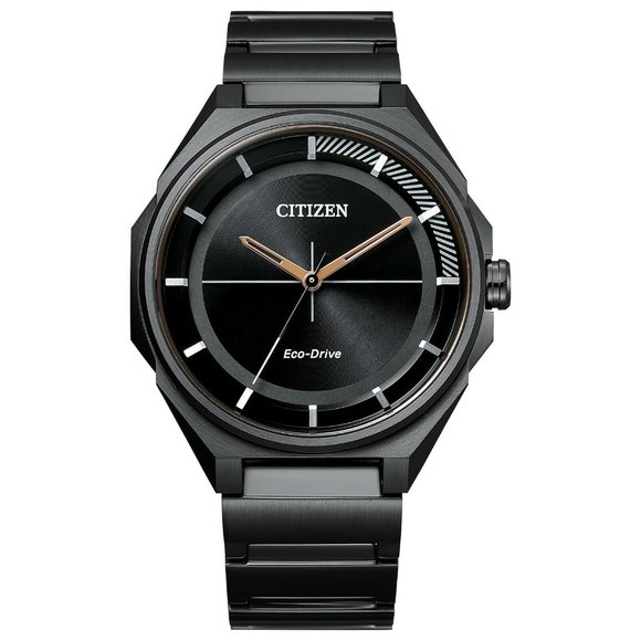 Citizen Men's Black Stainless Steel Blacked Out Watch